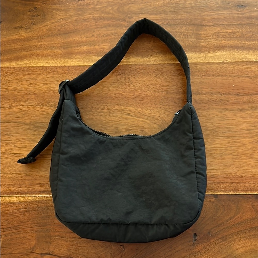 Black BAGGU Mini Nylon Shoulder Bag